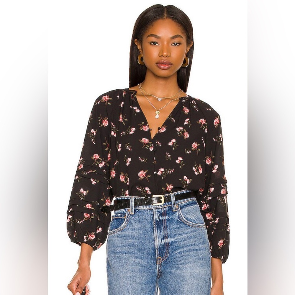 1. State size X-small floral top